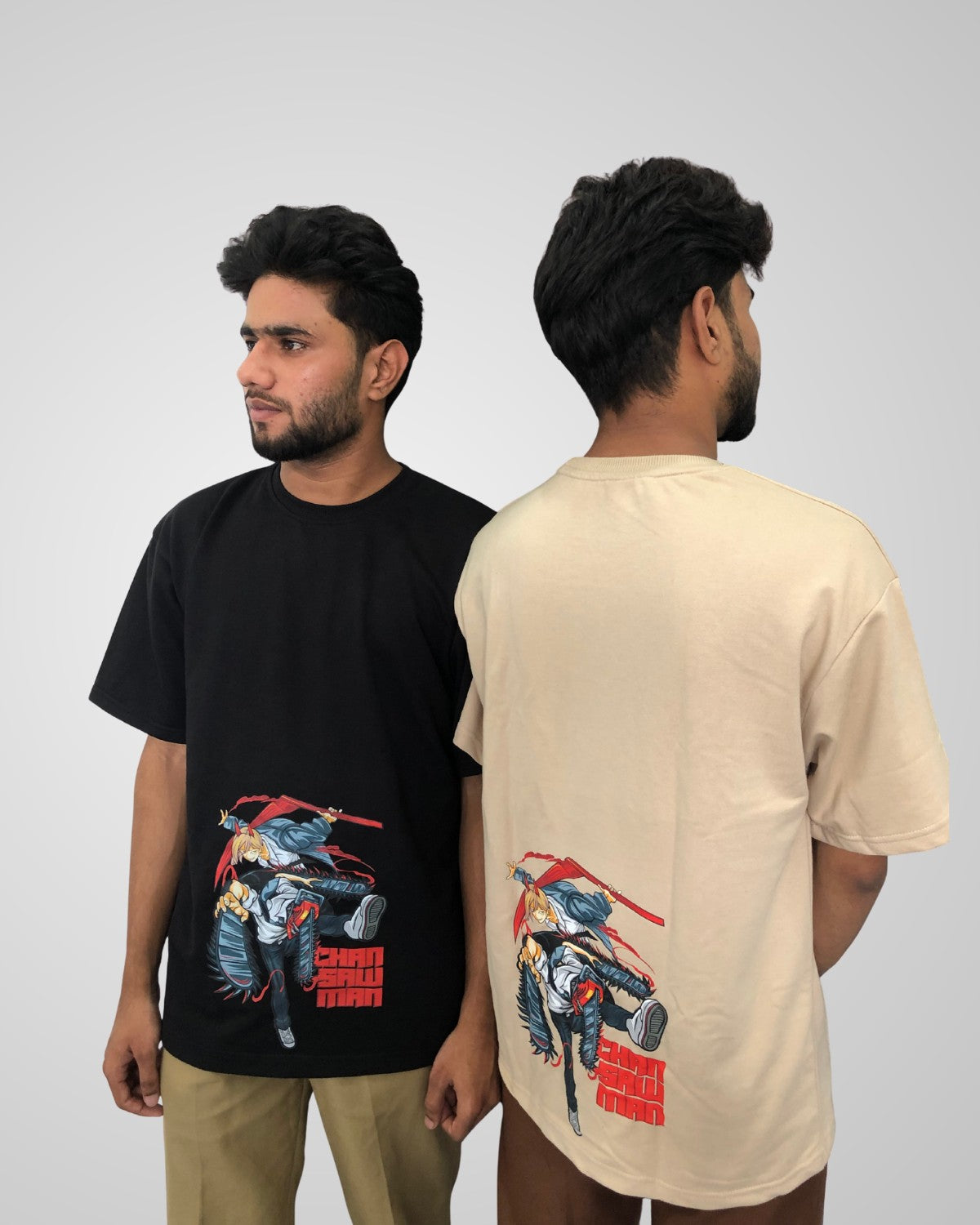 Anime T-Shirt for Men Cool Graphic Tee for Anime Fans ( Black )