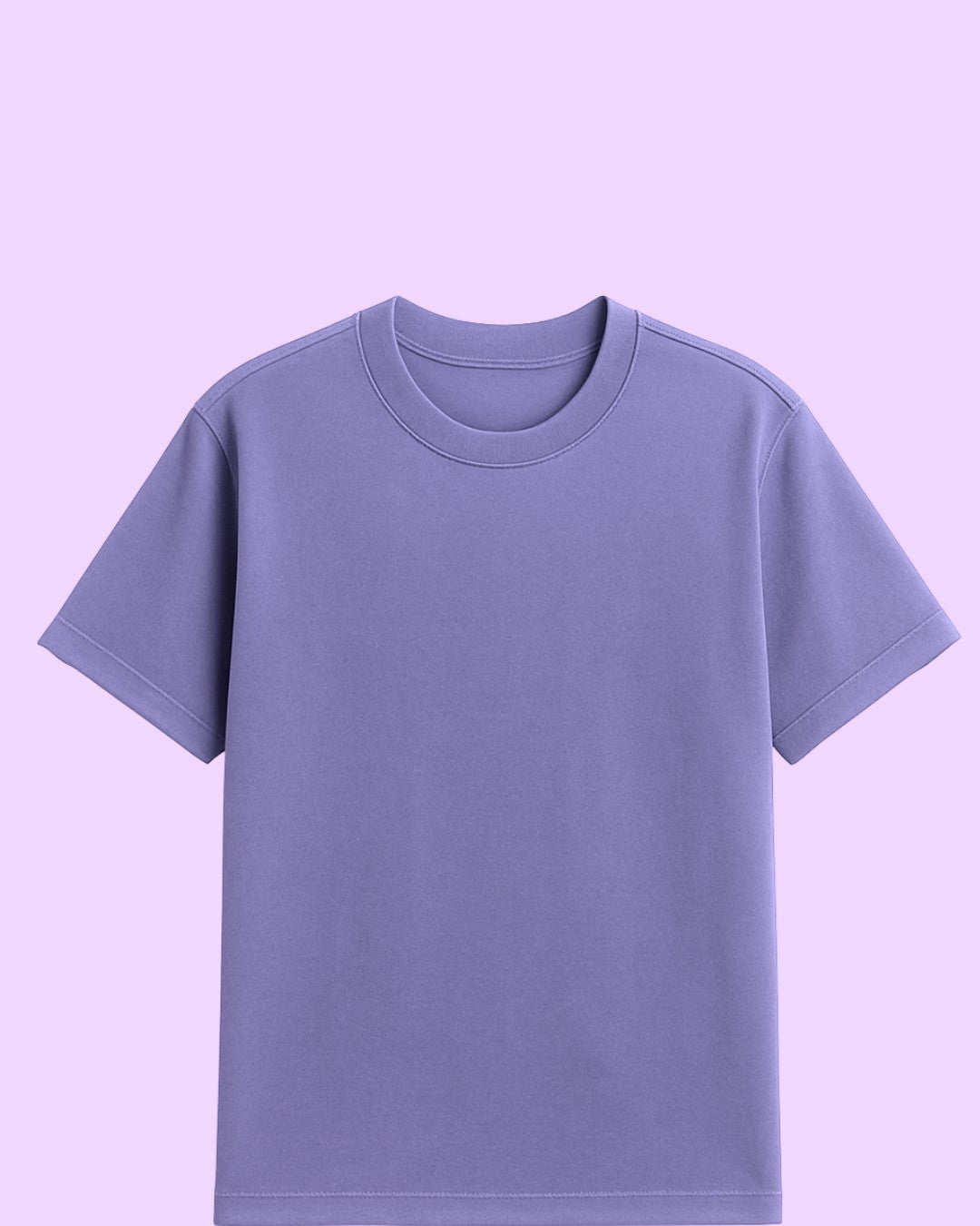 Premium Purple Oversized Cotton T-Shirt for Men - ( Purple color )