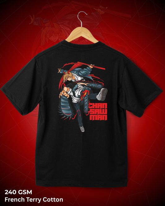 Anime T-Shirt for Men Cool Graphic Tee for Anime Fans ( Black )